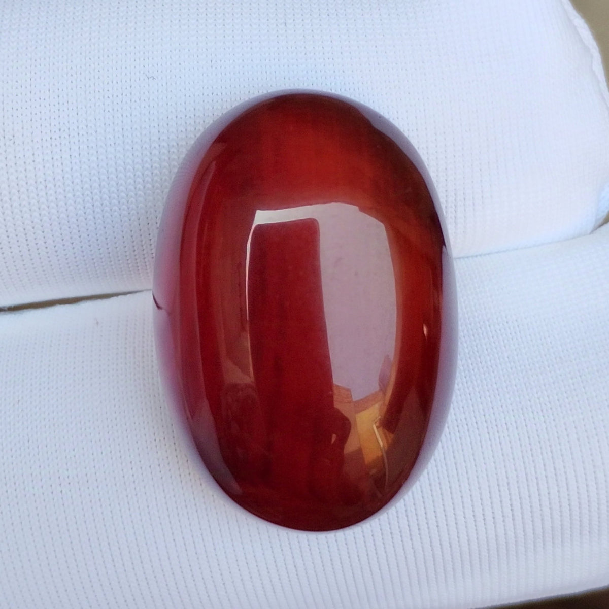 Natural kabdi Aqeeq from Yaman - Dark brown Carnelian Cabochon Yamani - 18 ct