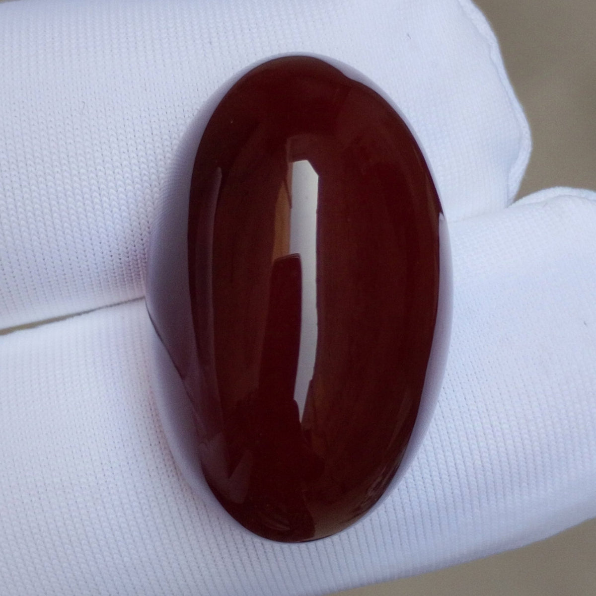 Natural kabdi Aqeeq from Yaman - Dark brown Carnelian Cabochon Yamani - 33 ct