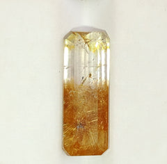 10.8ct Golden Tourmalated Quartz - Golden Rutile Quartz - Rutilated Quartz