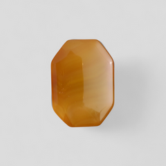 Natural Carnelian Gemstone- Yellow Aqeeq- 21.9ct     18x25mm