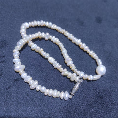 Natural Pearl Necklace - 13.9g by Hadigems