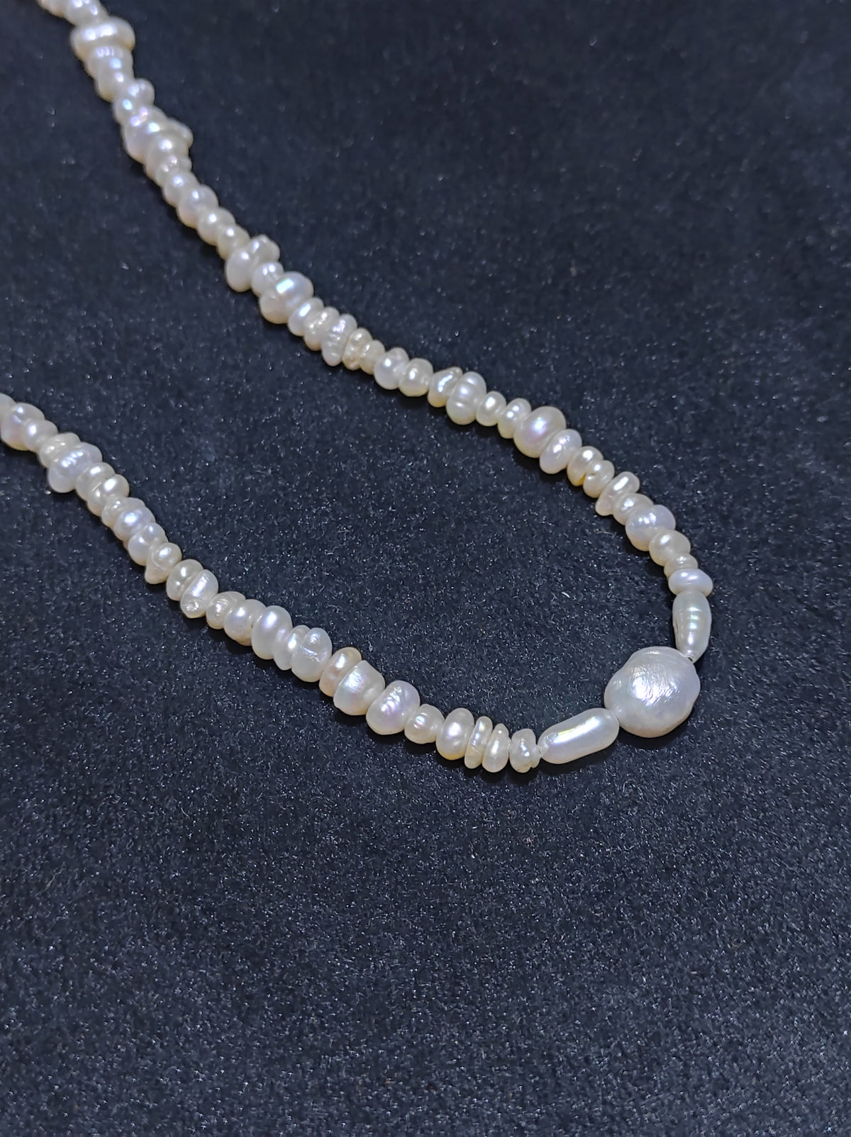 Natural Pearl Necklace - 13.9g by Hadigems