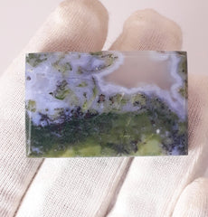 73.6ct- Natural Landscape Moss Agate Collector Gem  - 38 x 24 x 6mm