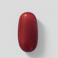 7.30ct Red Coral Stone - Moonga Stone - Marjan Stone - Pagadam Stone - 19x9x5mm