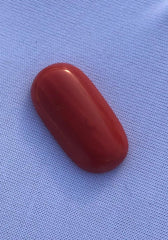 5.95ct Red Coral Stone - Moonga Stone - Marjan Stone - Pagadam Stone - 19x10x3mm