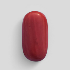 5.95ct Red Coral Stone - Moonga Stone - Marjan Stone - Pagadam Stone - 19x10x3mm