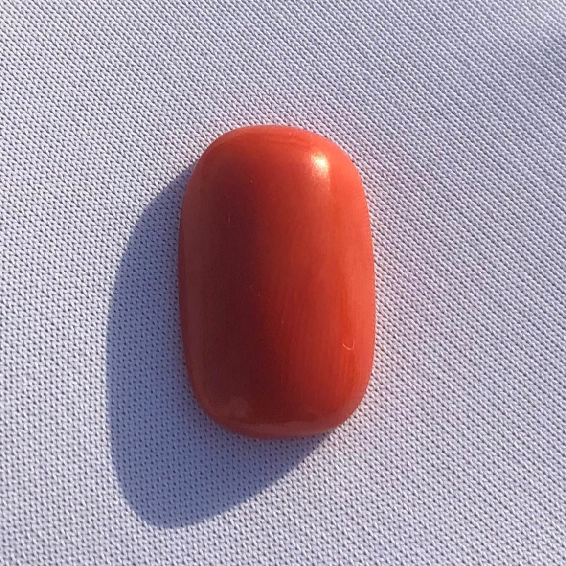 6.25ct Red Coral Stone - Moonga Stone - Marjan Stone - Pagadam Stone - 16x10x4mm