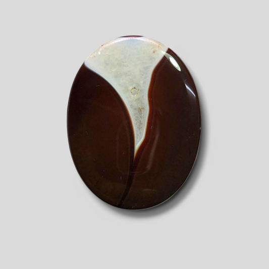 59ct Agate Cabochon - Sulaimani Aqeeq  - 39 x 30mm