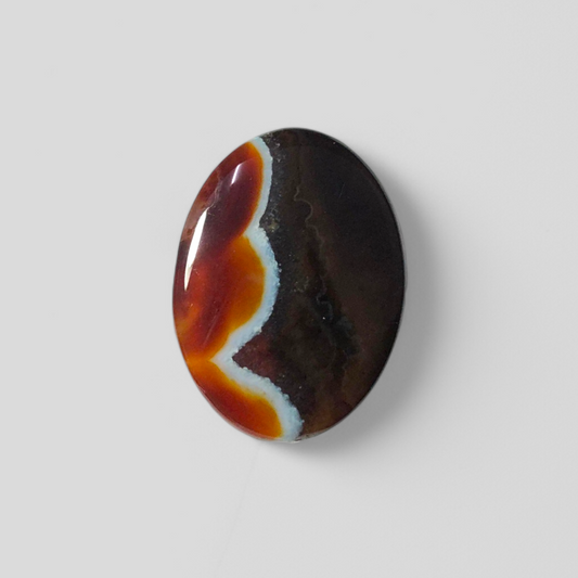 17ct Agate Cabochon - Sulaimani Aqeeq  - 21 x 16mm