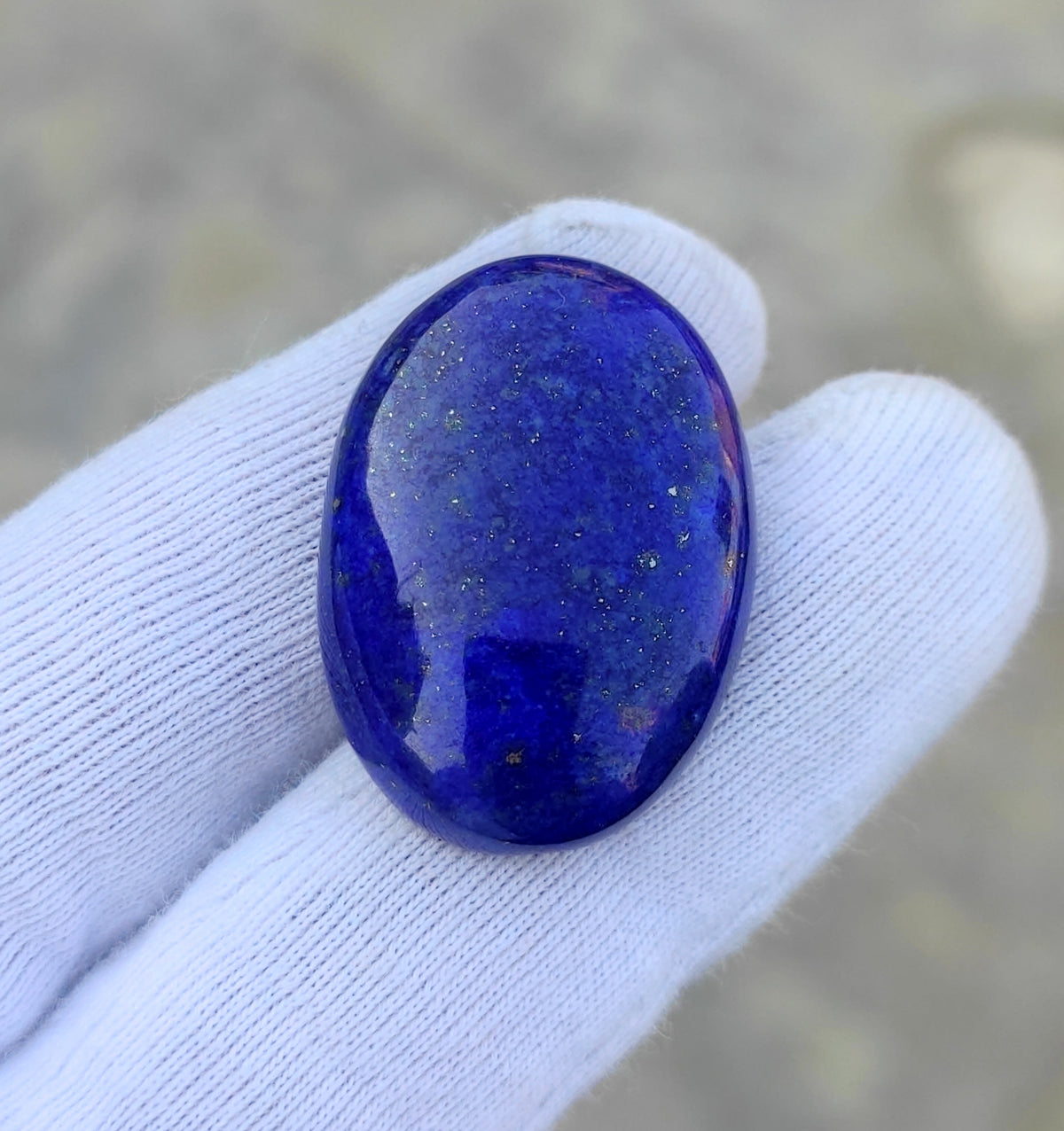 29.6ct Lapis Lazuli - Lajward - Premium Quality Lapis Lazuli Cabochon -  21 x 30 x 8mm