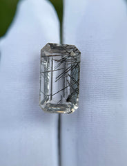 7.3 قيراط من الكوارتز التورماليني الأسود - كوارتز روتيل أسود