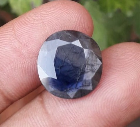13.15ct Sapphire for Sale - Natural Black Sapphire- Sapphire - September Birthstone - 15mm