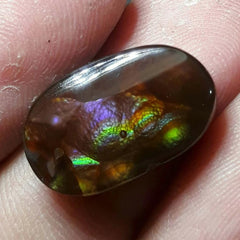 Purple Mexican Rare Fire Agate - Agata De Fuego