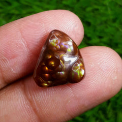 MultiFire Rare Mexicna Fire Agate Cabochon