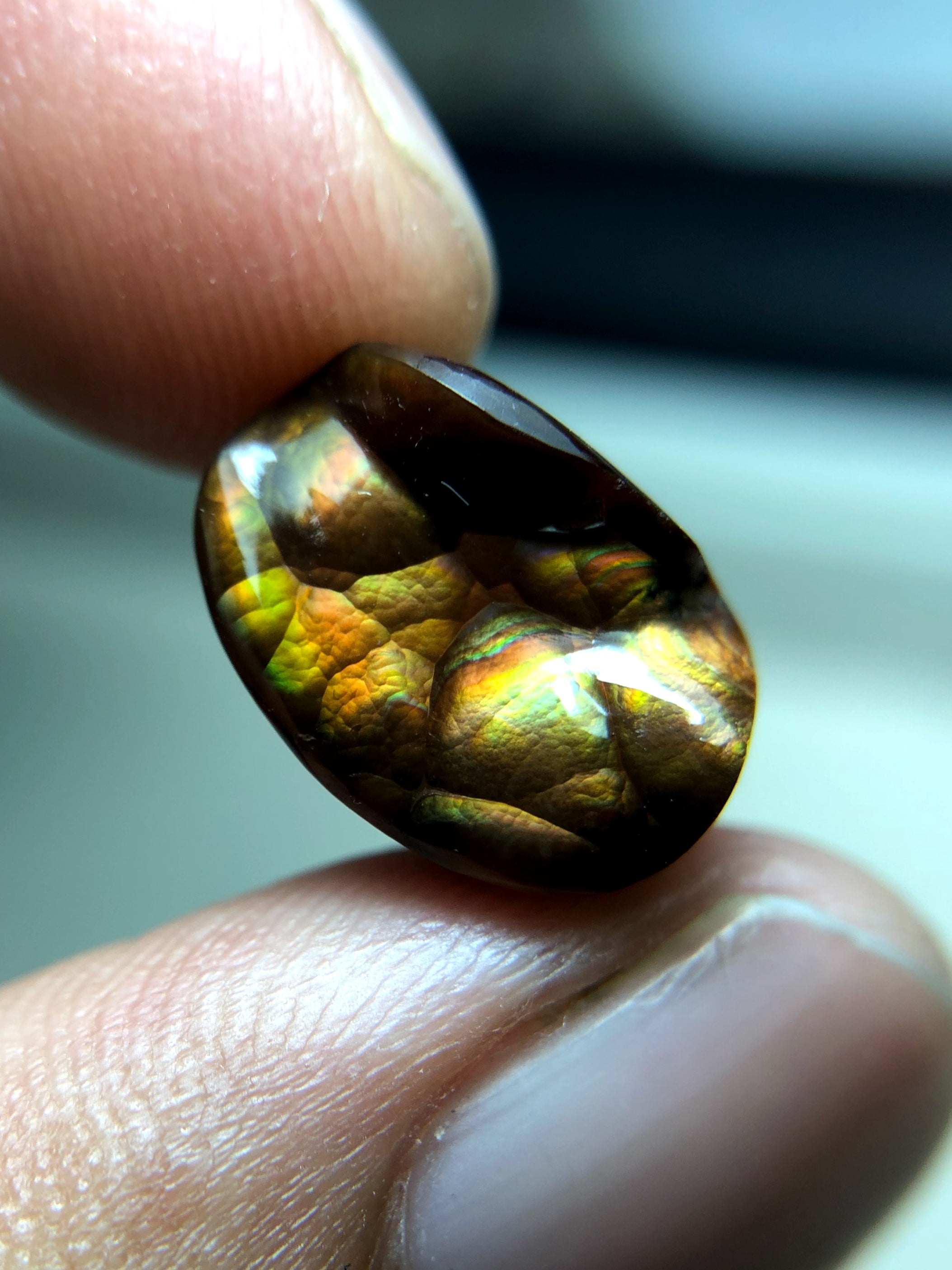 Rare Fire Agate for Ring- Agate De Feugo