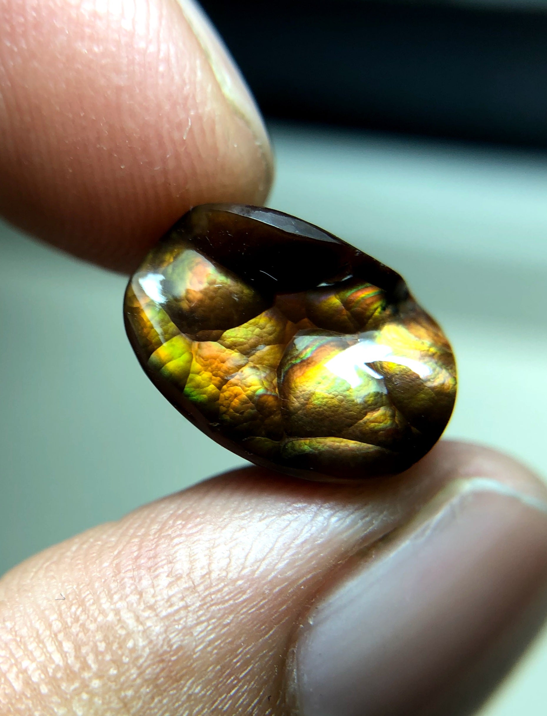 Rare Fire Agate for Ring- Agate De Feugo