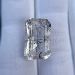 7.3 قيراط من الكوارتز التورماليني الأسود - كوارتز روتيل أسود