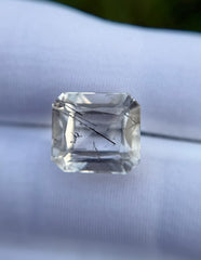 7.3 قيراط من الكوارتز التورماليني الأسود - كوارتز روتيل أسود