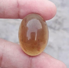 11ct Natural Amber Cabochon - also called Gold of the North - 14.8x17.5mm