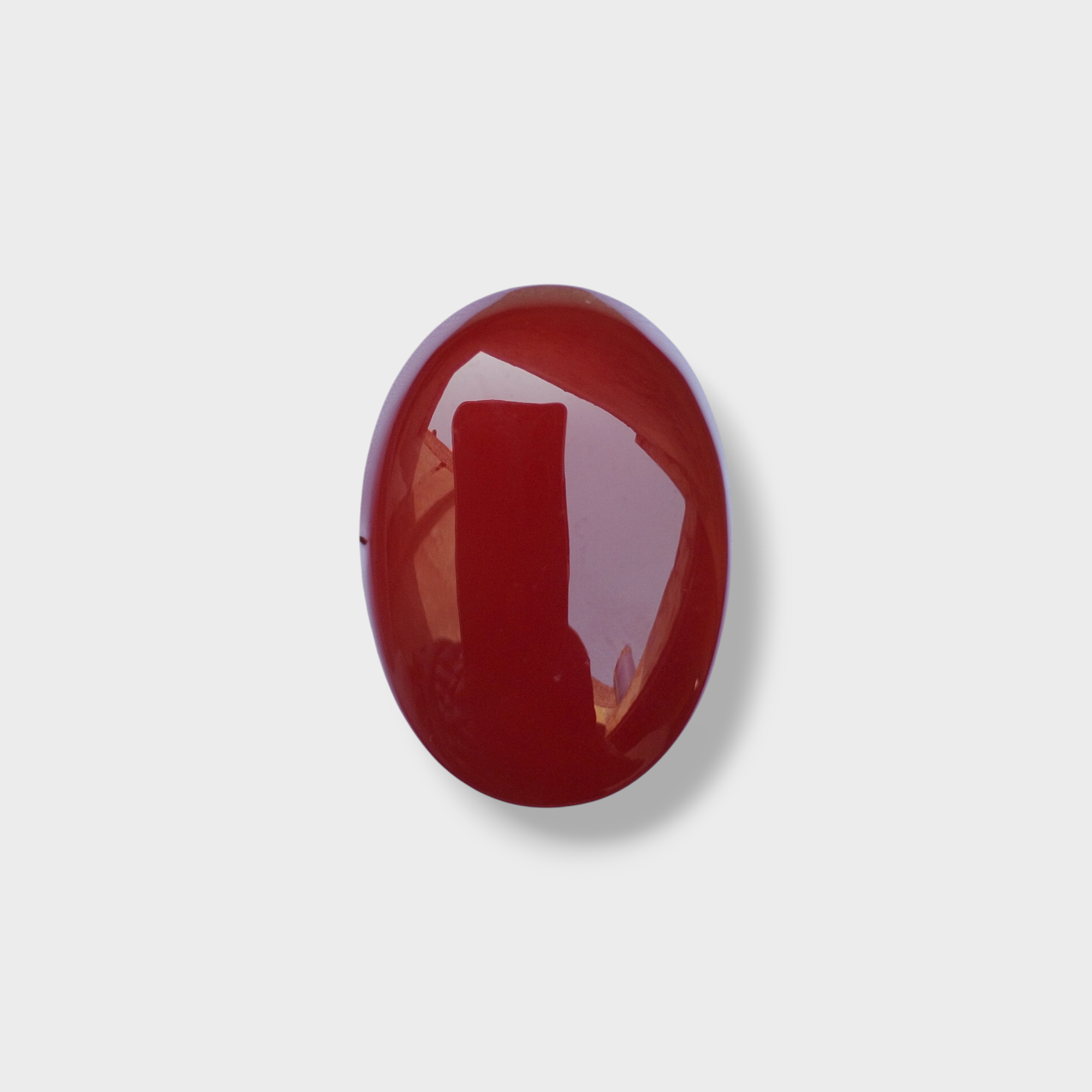 Natural Red Aqeeq from Yaman - Red Carnelian Cabochon Yamani - 28ct