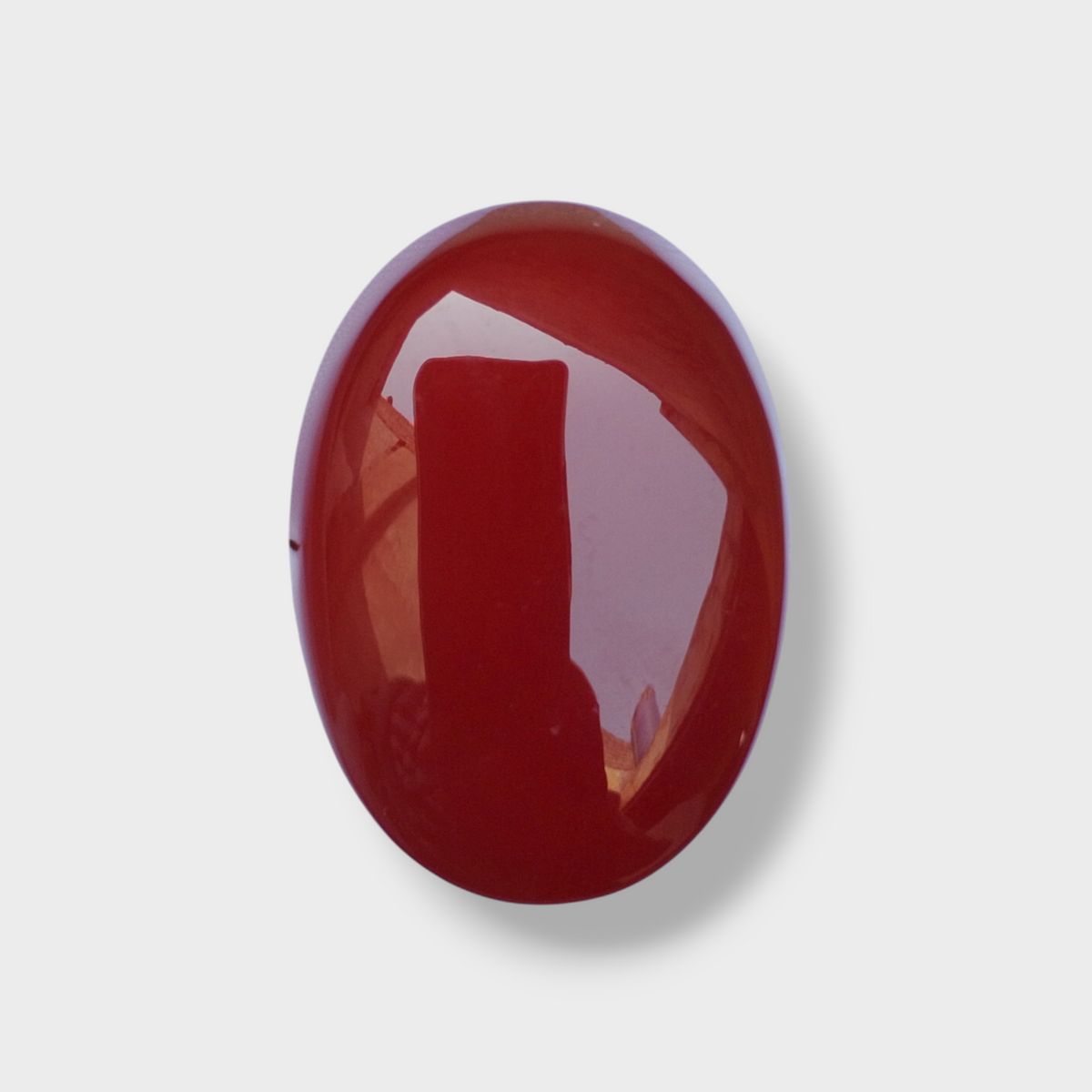 Natural Red Aqeeq from Yaman - Red Carnelian Cabochon Yamani - 28ct