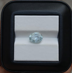 3ct Natural Aquamarine Gemstone - March Birthstone - 10x8x6mm