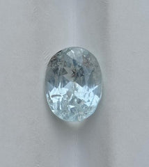 3ct Natural Aquamarine Gemstone - March Birthstone - 10x8x6mm
