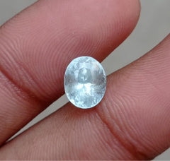 3.10ct Natural Aquamarine Gemstone - March Birthstone - 9.5x8x8mm