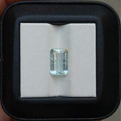 4ct Natrual Aquamarine Crystal - March Birthstone - 12.1x8.2x5mm