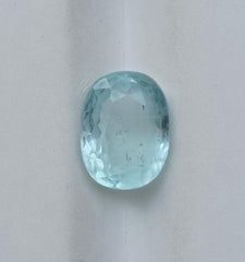 3.95ct Natural Aquamarine Gemstones - March Birthstone - 11x8.5x6mm