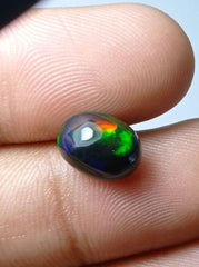 2.9ct Opal for Sale - Black Fire Opal - Welo Opal - October Birthstone - 12x9x6mm