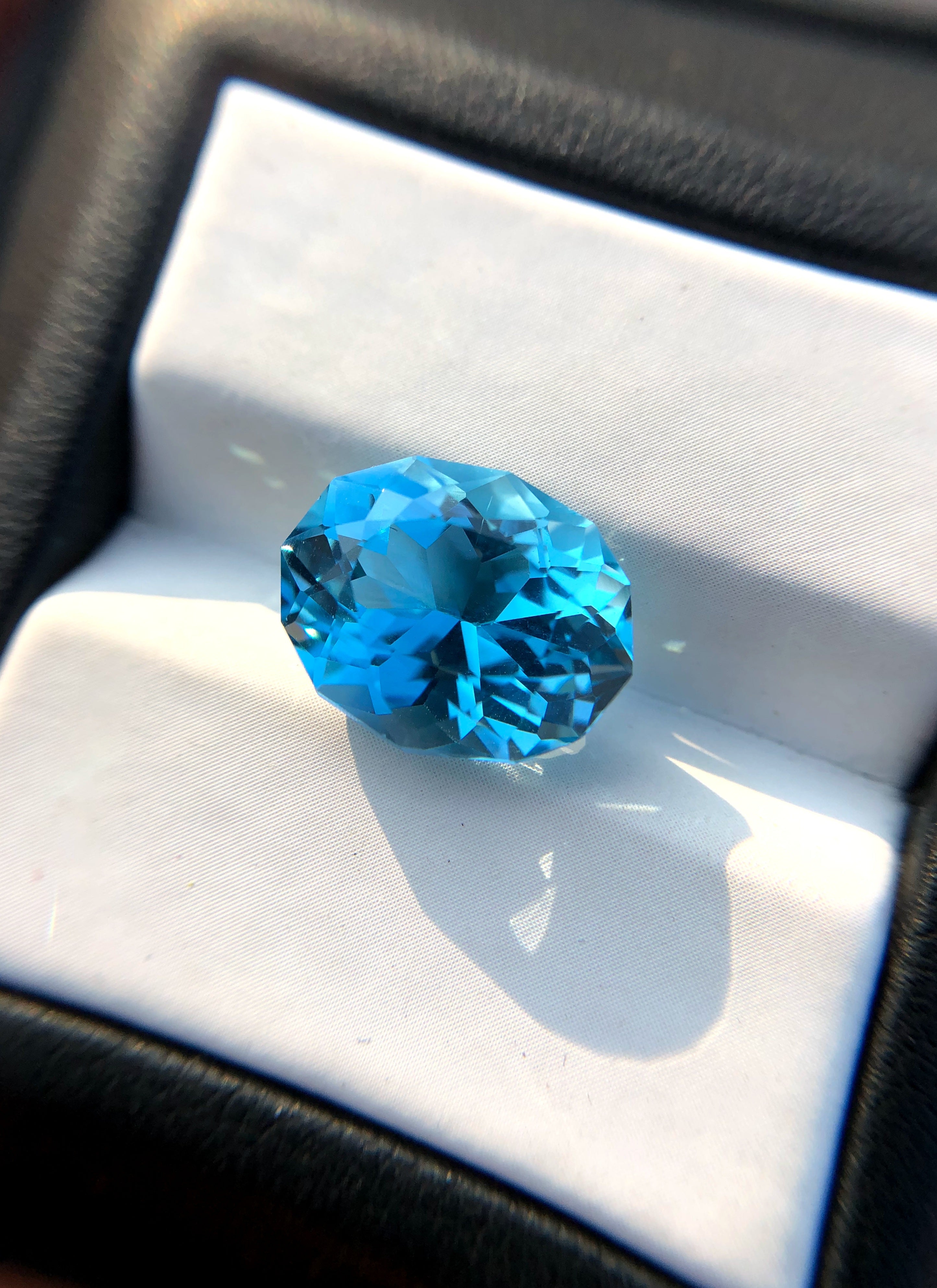 Fancy Cut Natural Blue Topaz Gem - 8.9ct