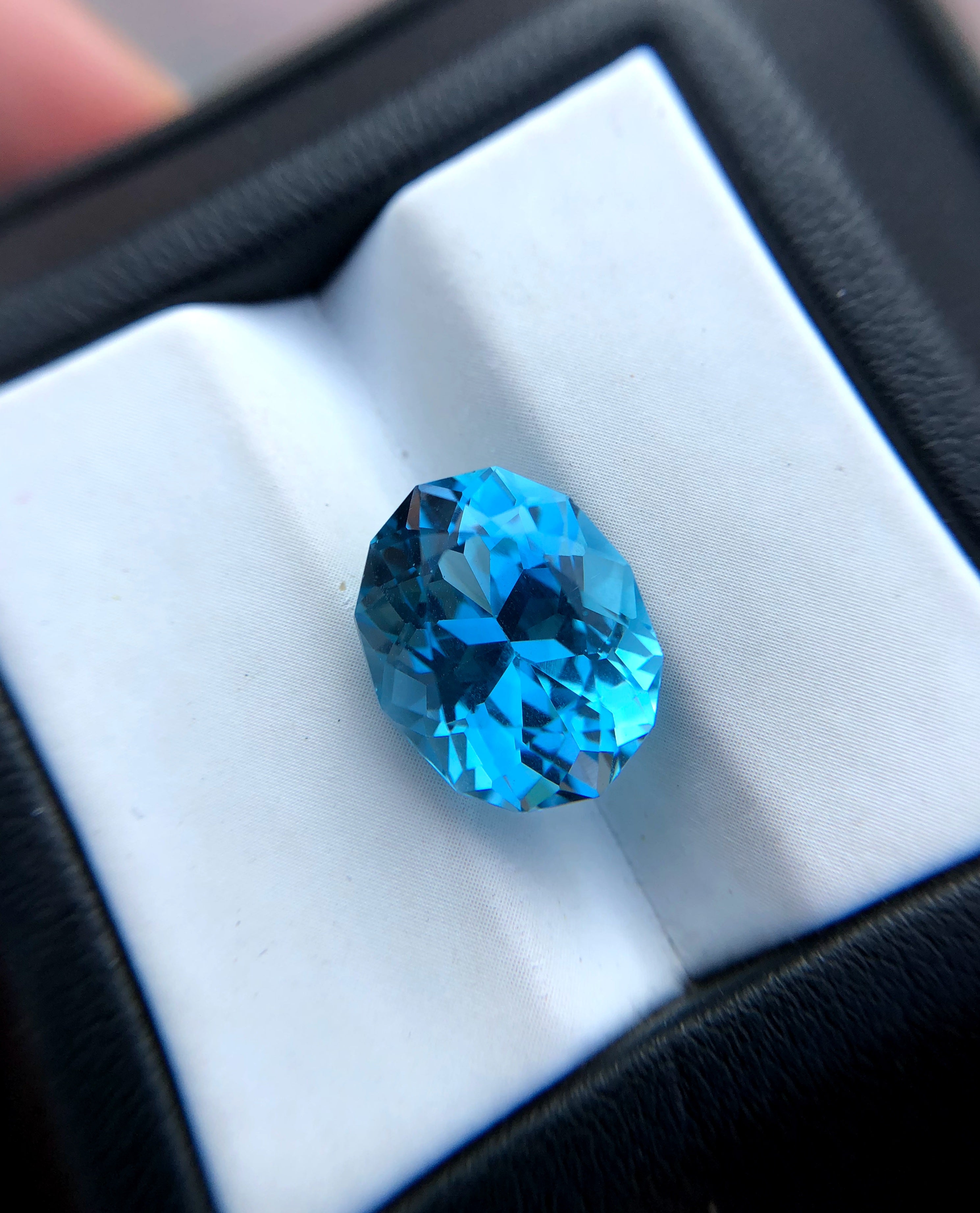 Fancy Cut Natural Blue Topaz Gem - 8.9ct