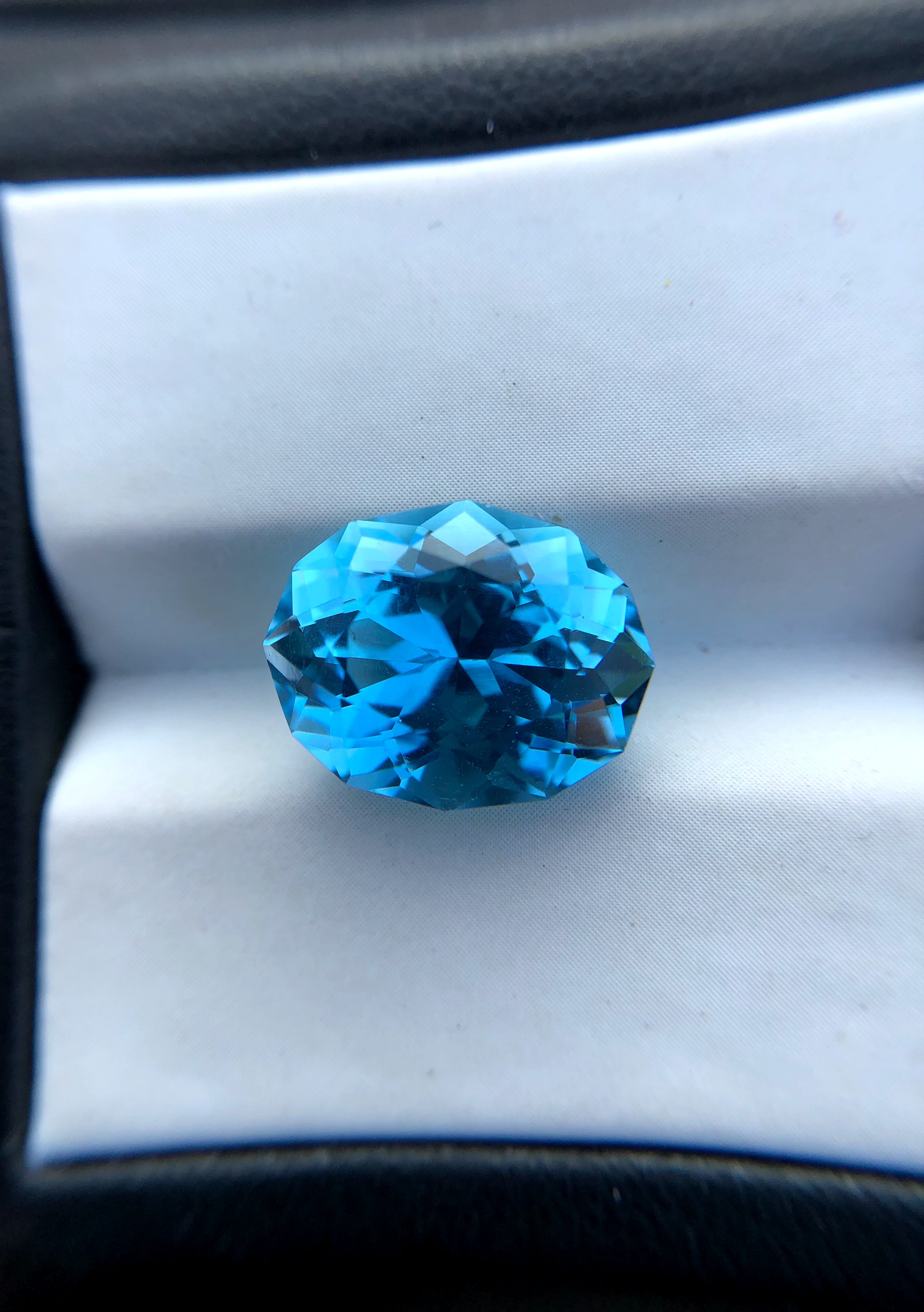 Fancy Cut Natural Blue Topaz Gem - 8.9ct