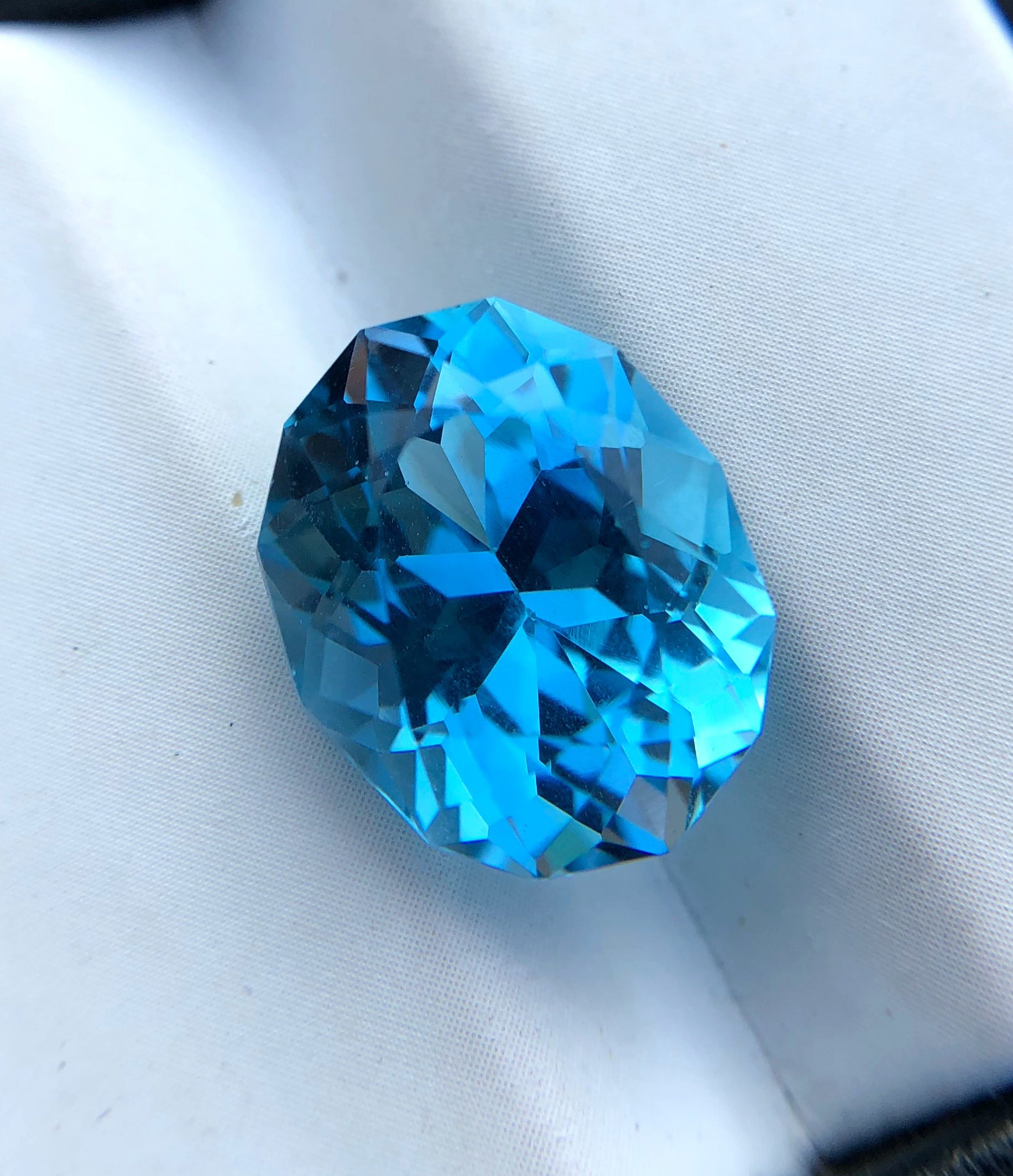 Fancy Cut Natural Blue Topaz Gem - 8.9ct