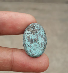 Natural Turquoise with Pyrite - Blue Matrix Turquoise - Shajri Feroza-31.25Ct
