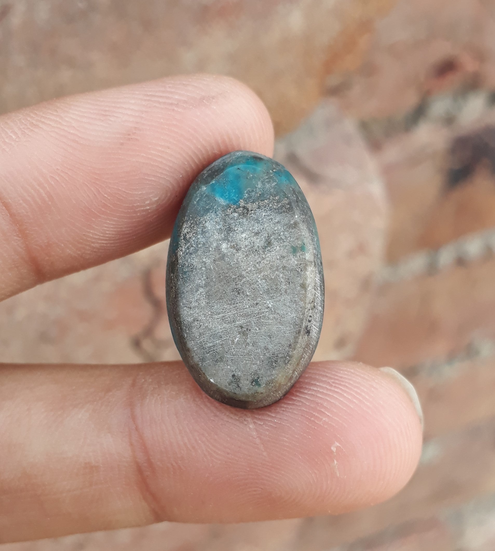 Natural Turquoise with Pyrite - Blue Matrix Turquoise - Shajri Feroza-29Ct