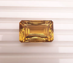 25ct Natural Transparent Best Quality Citrine For Sale - Golden Citrine - November Birthstone - 22x14x10.5mm