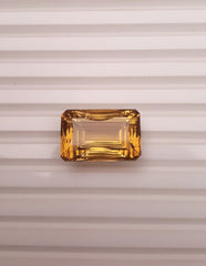 25 قيراط سيترين طبيعي شفاف عالي الجودة للبيع - سيترين ذهبي - حجر بخت شهر نوفمبر - 22x14x10.5 ملم