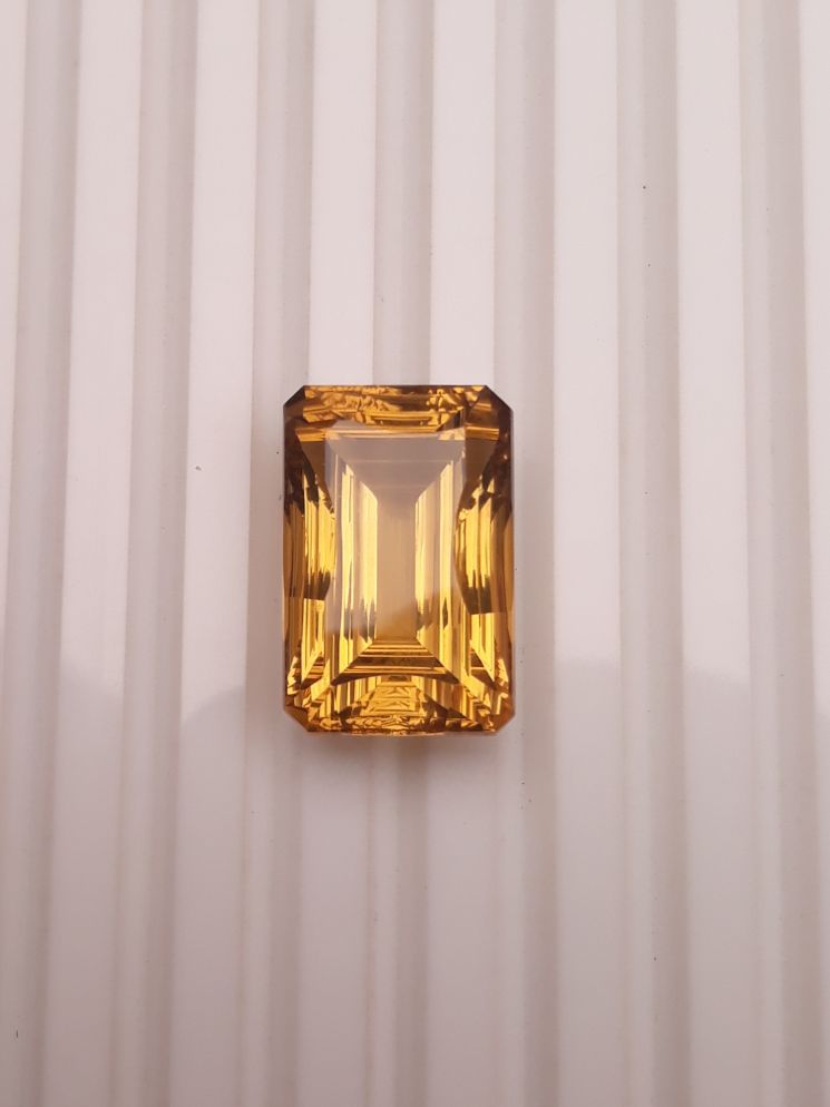 25ct Natural Transparent Best Quality Citrine For Sale - Golden Citrine - November Birthstone - 22x14x10.5mm