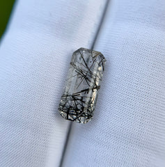 7.3 قيراط من الكوارتز التورماليني الأسود - كوارتز روتيل أسود