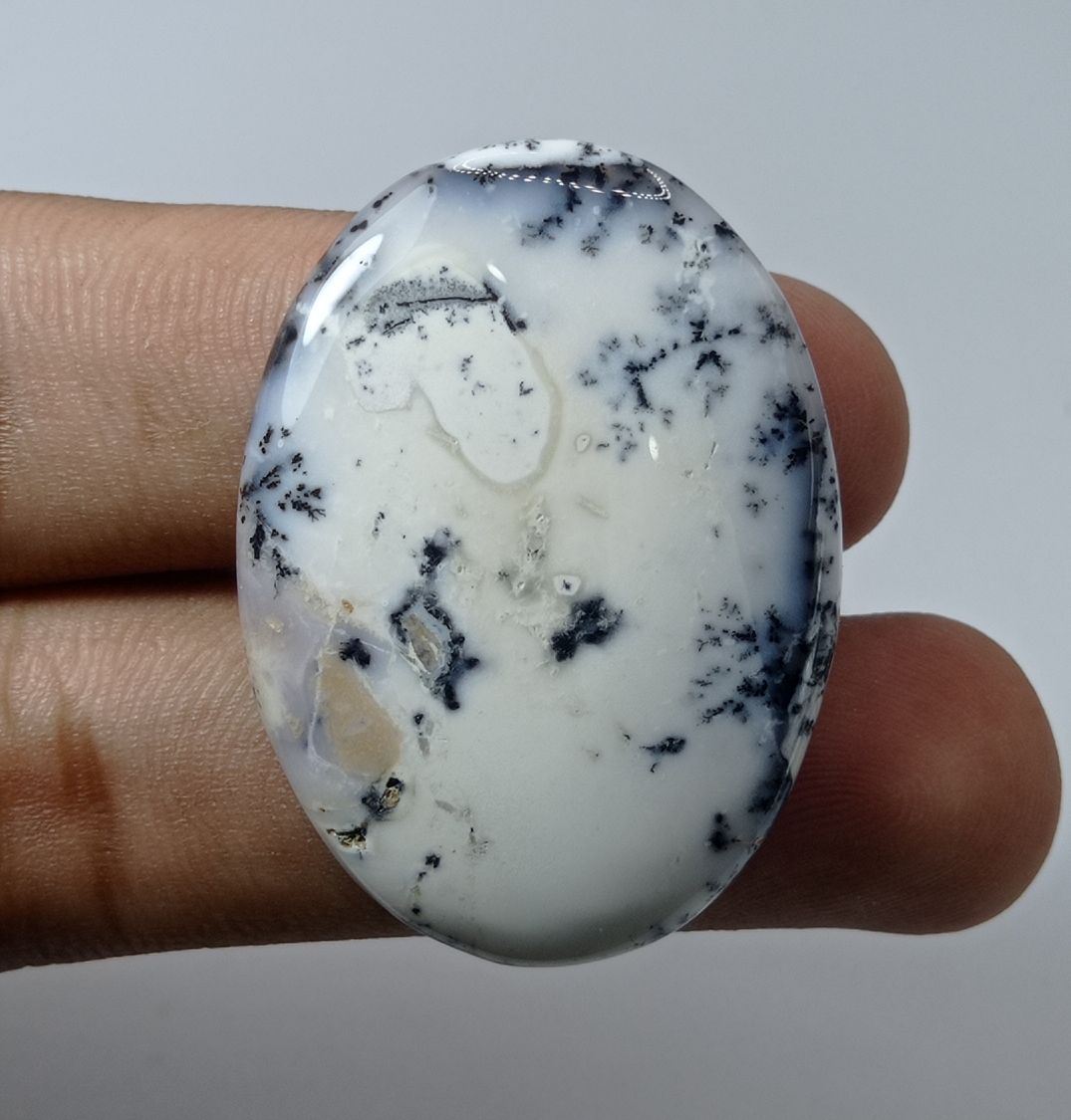 54.8ct Opal for Sale - Natural Dendritic Opal - October Birthstone - 42x31mm