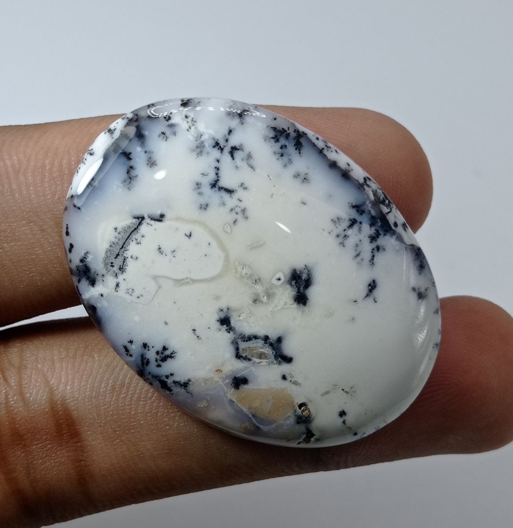 54.8ct Opal for Sale - Natural Dendritic Opal - October Birthstone - 42x31mm
