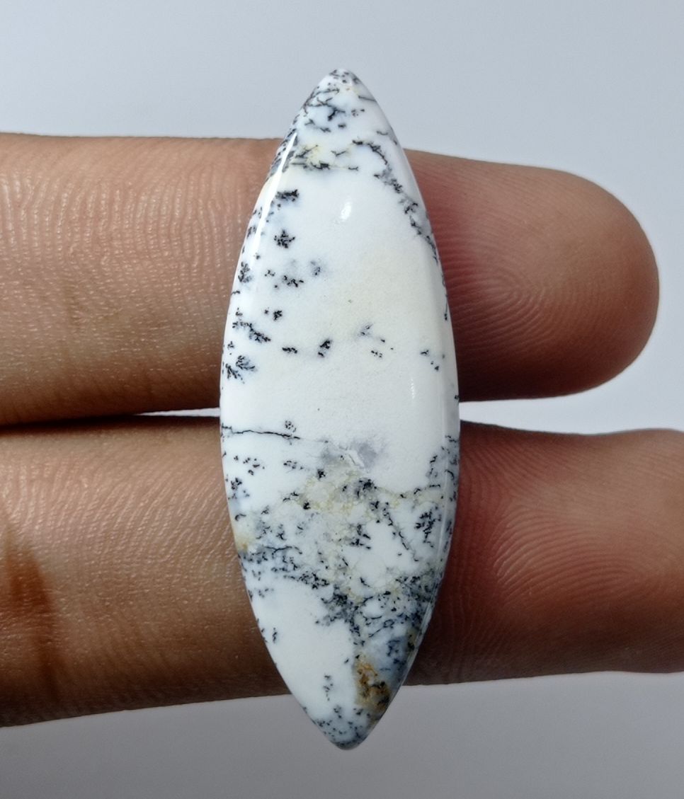 16ct Opal for Sale - Natural Dendritic Opal - October Birthstone - 45x16mm