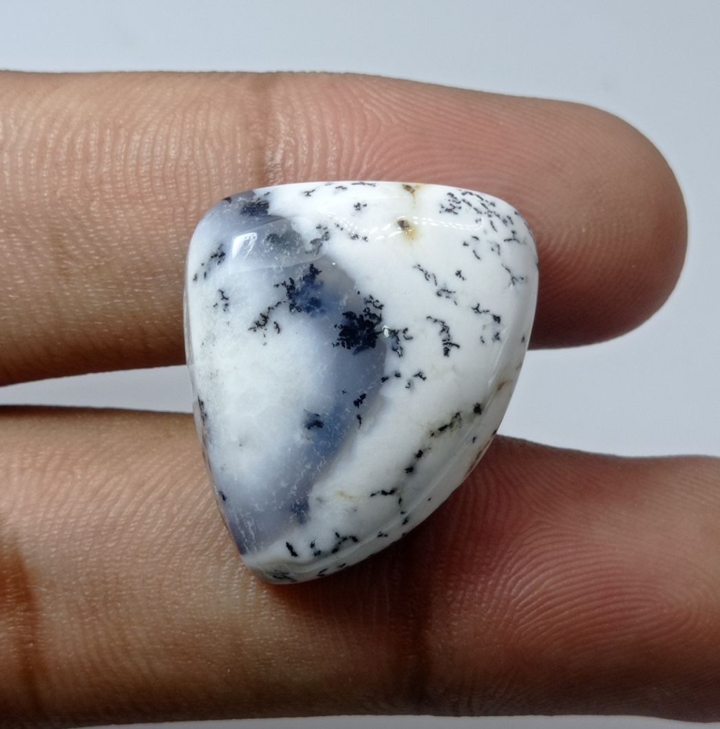 30.5ct Opal for Sale - Natural Dendritic Opal - October Birthstone - 24x22mm