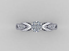 Diamonds Bouquet Ring Band