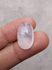 22.5ct Dur e Najaf - Pearl of Najaf Cabochon - April Birthstone - Rock Crystal Quartz -22.3x13.3mm