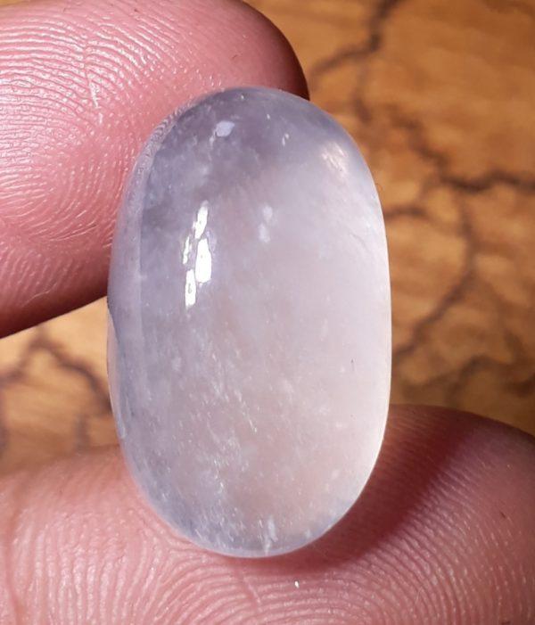 26.8ct-Dur e Najaf - Pearl of Najaf Cabochon Milky - April Birthstone - Rock Crystal Quartz -22x14mm