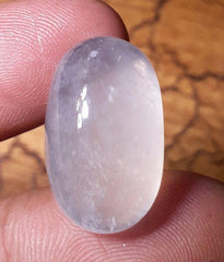 26.8ct-Dur e Najaf - Pearl of Najaf Cabochon Milky - April Birthstone - Rock Crystal Quartz -22x14mm