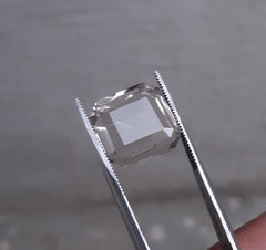 18.3ct Dur e Najaf - Pearl of Najaf Fancy Cut Transparent - April Birthstone - Rock Crystal Quartz -15x15mm